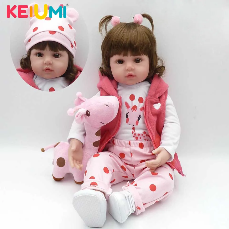 

2019 Wholesale Reborn Baby Doll Handmade Newborn Dolls Fashion Girls Toys For Cute Children Playmates Christmas Gifts