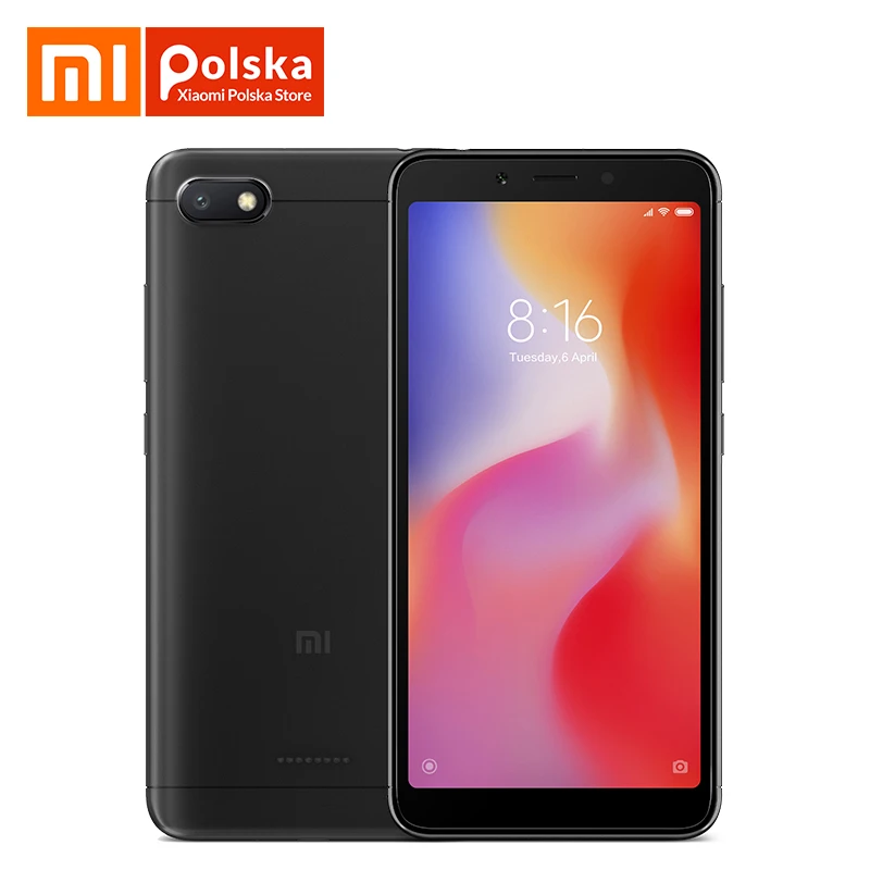 Глобальная версия Xiaomi Redmi 6A 2 Гб оперативной памяти 16 встроенной Процессор MTK Helio A22