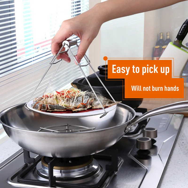 

Anti-Scalding Tray Multi-Function Cup Holder Take Tray Clip Casserole Clip Bold for Home Hot Dish Plate Bowl Clip Kitchen Tool