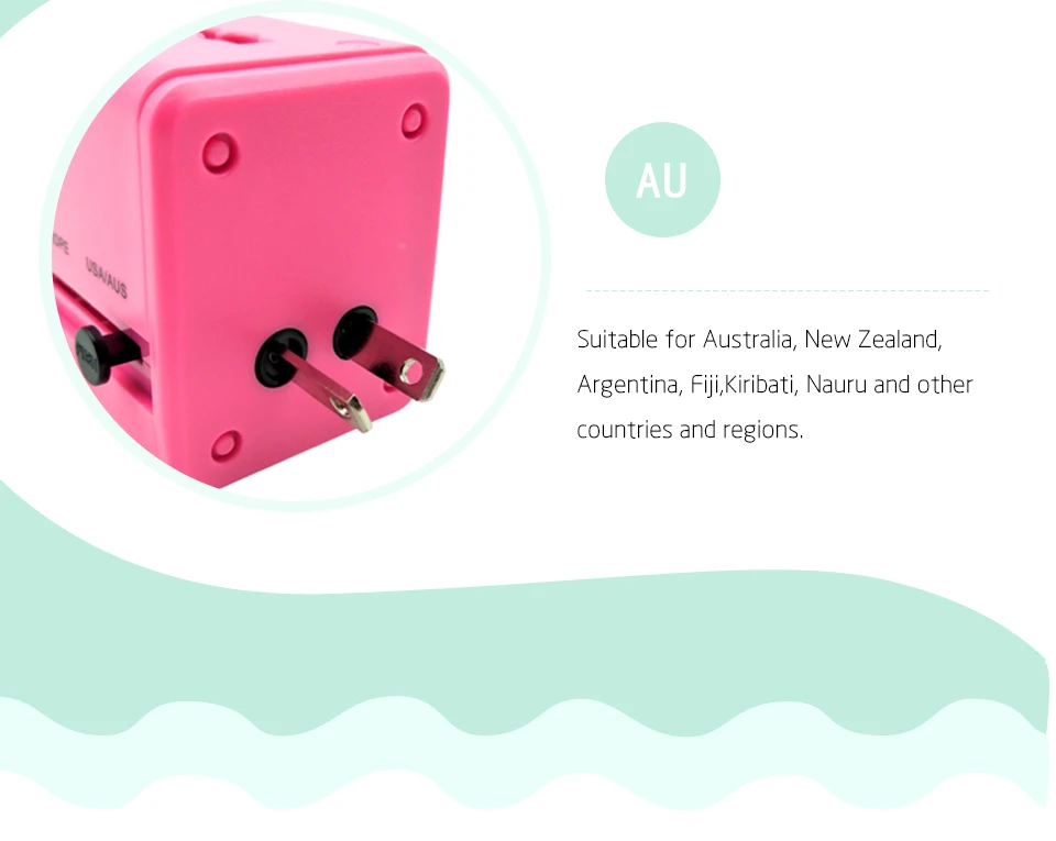 Electric Plug Power Socket Adapter International Travel Universal Charger Converter EU UK US AU Double USB Charging For Phone (7)