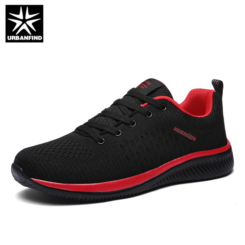 

URBANFIND New Mesh Men Casual Shoes Lac-up Men Shoes Lightweight Comfortable Breathable Walking Sneakers Tenis Feminino Zapatos