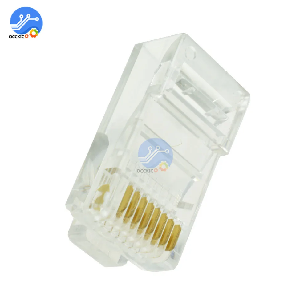 Сетевые кабели RJ45 с позолоченным покрытием модульный разъем Cat5 CAT5e