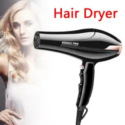 SONAX PRO 2000 Вт Мощный профессиональные салонные для волос сушилка отрицательных ионов Фен электрический фен горячий/холодный ветер фен
