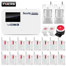 В свободном доступе! FUERS 11A Беспроводная GSM охранная домашняя сигнализация детектор датчик движения Россия/английский/испанский голос на продажу