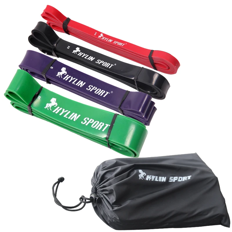 Set of 4 Pull Up Bands Natural latex 41