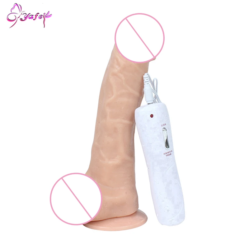 7.5 inches Realistic Large Penis 6 Speed Vibrating Rotation Dildos Big penis Cock Adult Sex Toys For Women Sex Products Dongs