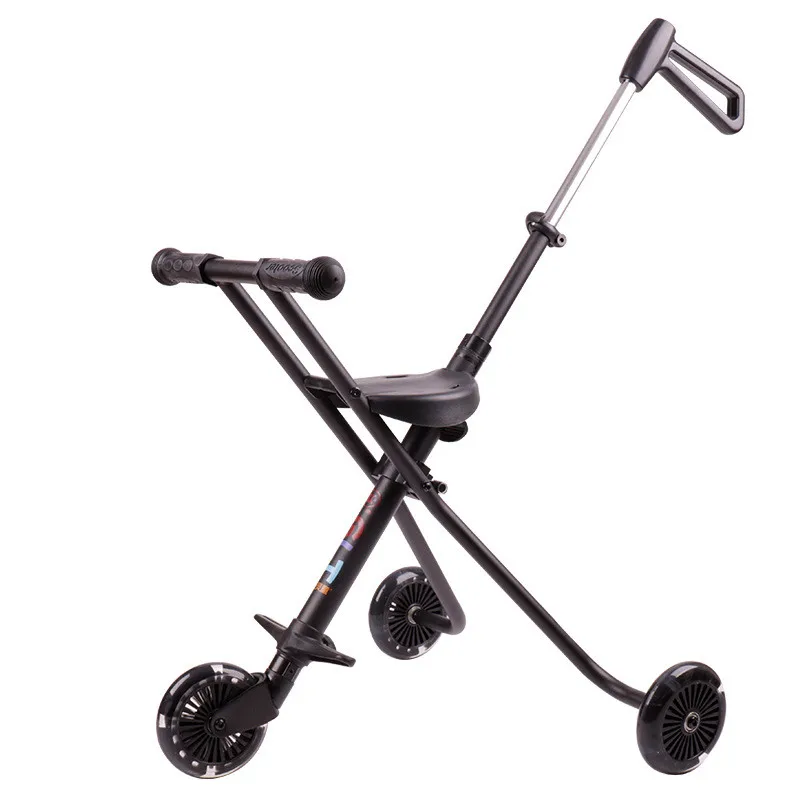 Kids Three wheeled Carts Children's Folding Bikes for Kids Walking