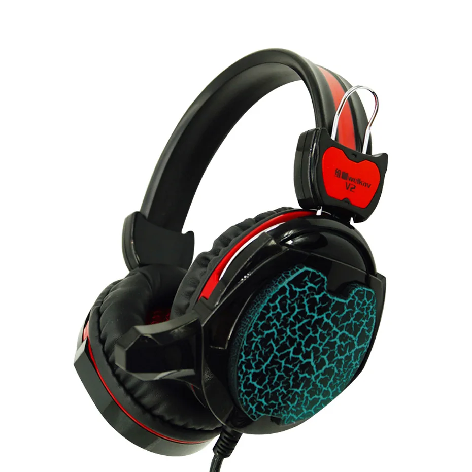 Buy Gaming Big Headset LED Wired noise canceling