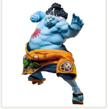 

14cm Original Anime one piece PVC blue Jinbe Toy Dolls Gifts
