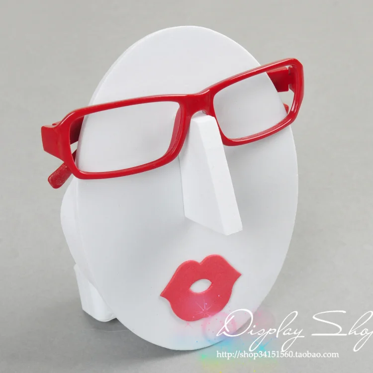 

5pcs FACE MODEL EVA sunglasses display stand for female and male tabletop sunglasses show stand holder free shipping fashion