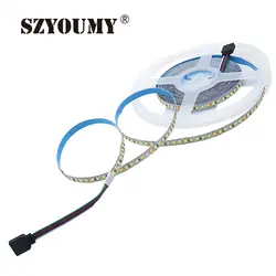 SZYOUMY двойной цвет SMD 2835180 светодиодный с регулируемой яркостью светодиодные ленты 24 В DC WW CW цвет температура регулируемый гибкий