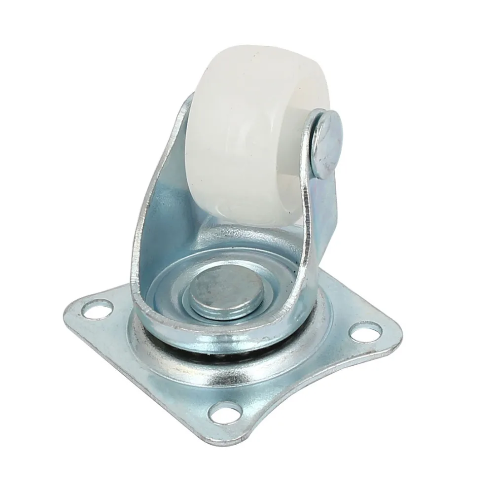 uxcell 8PCS 1 inch Dia 25mm PP Single Wheel Swivel Plate Ball Bearing