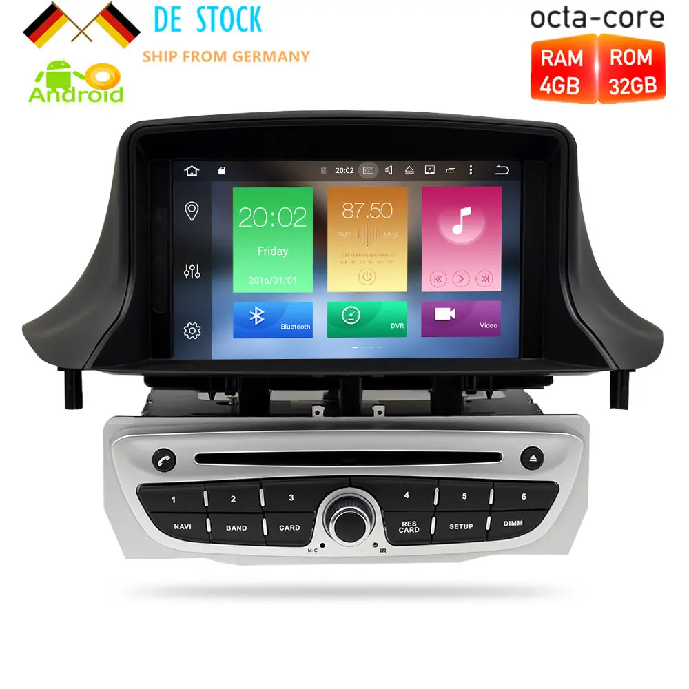 IPS Screen Android7 1 8 0 Car DVD Player GPS Navigation font b Multimedia b font