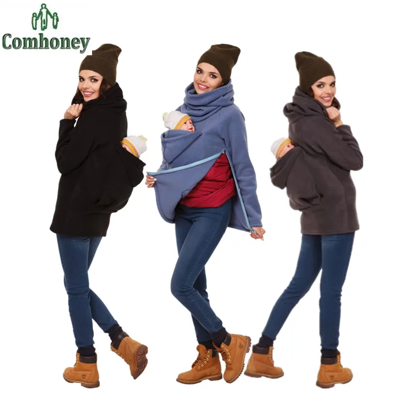 Maternity Jacket 3 In 1 Multifunctional Baby Carrier Coat