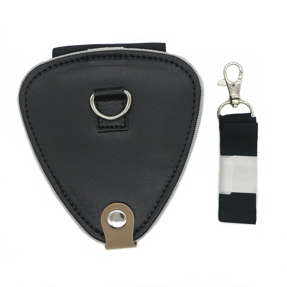 Alta calidad guitarra Guitarra elegir bolso de cuero negro guitarra elegir casos marrón primer contiene 20 elige envío gratuito
