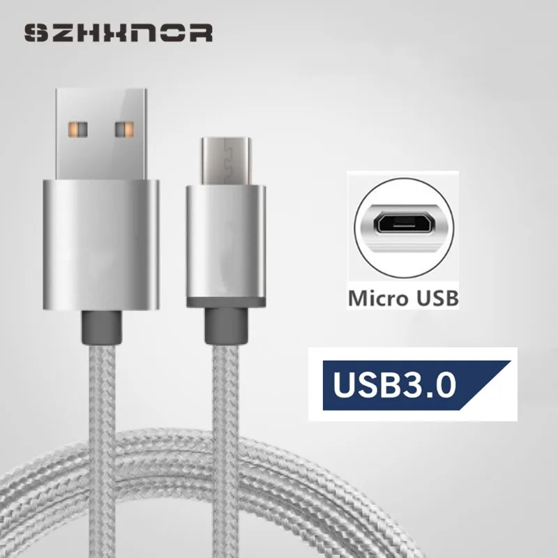 

Nylon Micro USB Charger 2A Fast USB Charging Data USB for ZTE Blade S7 V2 A1 A475 A465 A570 X9 X5 X3 /Small Fresh 3/ Axon Max