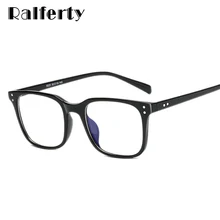 Ralferty, синий светильник, блокирующие очки для женщин и мужчин, компьютерные очки, квадратная оправа TR90, оптическая оправа с линзами при миопии, Eywear D5025