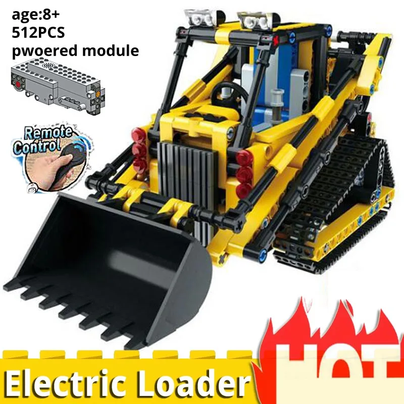 

NEW Compatible legoinglys 42081 car Technic 13014 Remote control electric Loader Building Blocks Educational Toys christmas gift