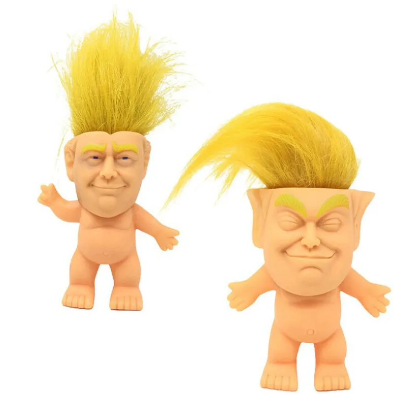 

Donald Trump Troll Doll Funny Creative Toy Cool Doll With Faddish Haircut Decor Fun Joke Props Gift Squeeze Pressure Relief Toy