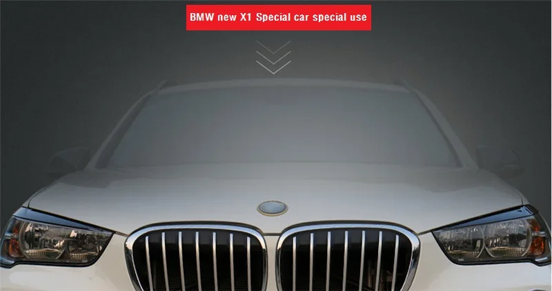 Высокое качество реальные углеродного Волокно фара бровей ВЕКО для BMW X1
