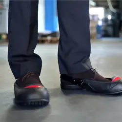 Дышащие Нескользящие безопасности стальной носок ботинка бахилы промышленной безопасности продукта резиновая работников и посетителей