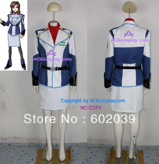 Gundam SEED Destiny murrue рамиус косплейный костюм ACGcosplay хорошее качество, ремень в комплекте