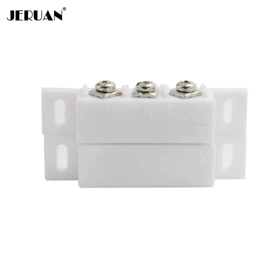 

JERUAN (10 pairs) Plastic Magnetic switch Door Window Open detector NC/NO optional output Alarm accessories Chest Lamp Sensor