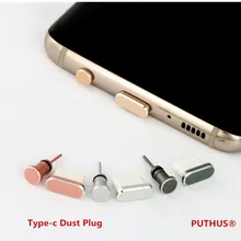 10 шт./лот Тип-круглый кабель для зарядки Порты и разъёмы штекер 3,5 мм разъем для наушников сим-карты Тип C противопыльная заглушка для samsung S9 S8 A5 A7 huawei P20 P10