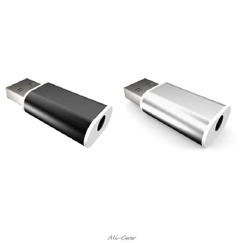 

5.1 USB Drive Free To 3.5mm Mic Headphone Jack Stereo Headset Audio Sound Card