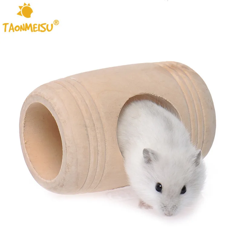 Домик для хомяка маленькие домашние животные деревянный домик кровати молярный
