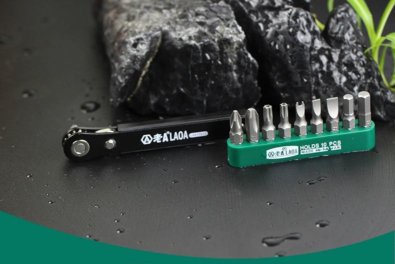 LAOA Mini Ratchet Screwdriver Set S2 Screwdrivers Forward and Reverse Multifunction Tool with Phillip Slotted Torx Bits