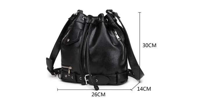 NIGEDU Rocha Estilo Mulheres Bolsa de Ombro