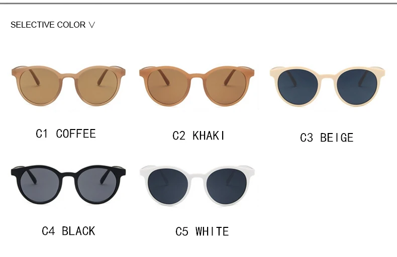 Новые корейские Ретро солнцезащитные очки "кошачий глаз", женские модные солнцезащитные очки с круглой оправой, мужские брендовые дизайнерские зеркальные очки UV400