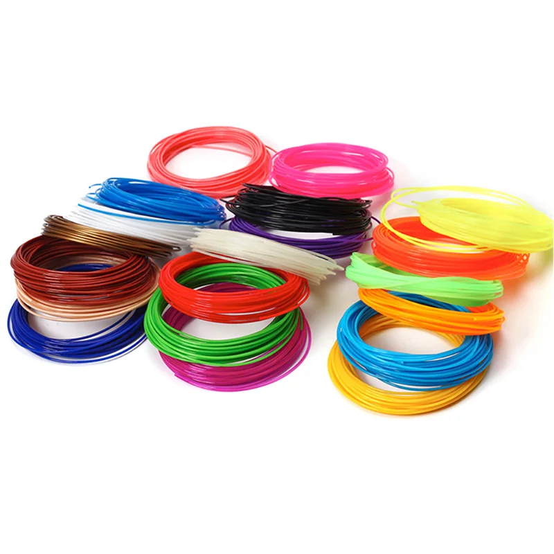 Plastic for 3d Pen 10 Meter PLA 1.75mm 3D Printer Filament Printing Materials Extruder Accessories Parts Transparent White Wood |
