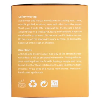 

250g Massage Cream Hot Anti Cellulite Slimming Weight Loss Firming Body Massager Cream MSU99