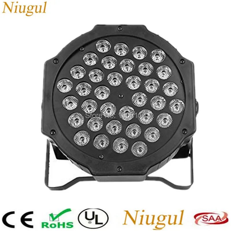

High Brightness 36X3W RGB LED Stage Lights /LED Par Light With DMX512 Master Slave Flat DJ Equipments Controller For Party Disco