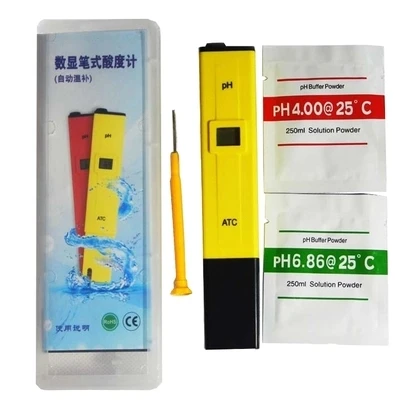 

Pen type conductivity meter water acidity tester tap water quality test pen portable EC meter PH Fish tank water quality tester.