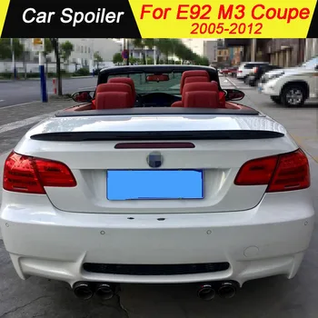 

P Style Spoiler For BMW E92 M3 COUPE 3 Series 2 Door CARBON FIBER rear trunk wing spoiler for bmw e92 m3 2005-2012