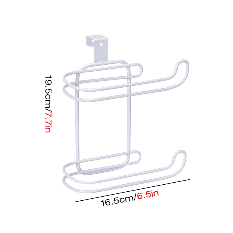 2 слоя подвесной органайзер для ванной комнаты держатель рулона туалетной бумаги кухонный шкаф двери полотенца ткани хранения вешалка