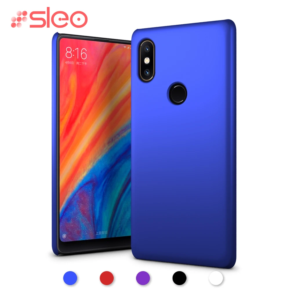 Sleo матовый чехол для Xiaomi mi Mix 2 S Чехол x Zenfone 3 Max 8 Lite SE Red примечание 6 5 Pocophone F1 крышка |
