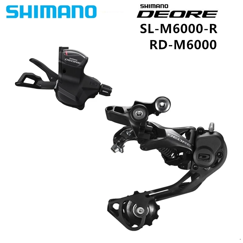 

Shimano DEORE M6000 MTB 10 Speed bike Groupset SL M6000 SHIFT LEVER + RD M6000 REAR DERAILLEUR