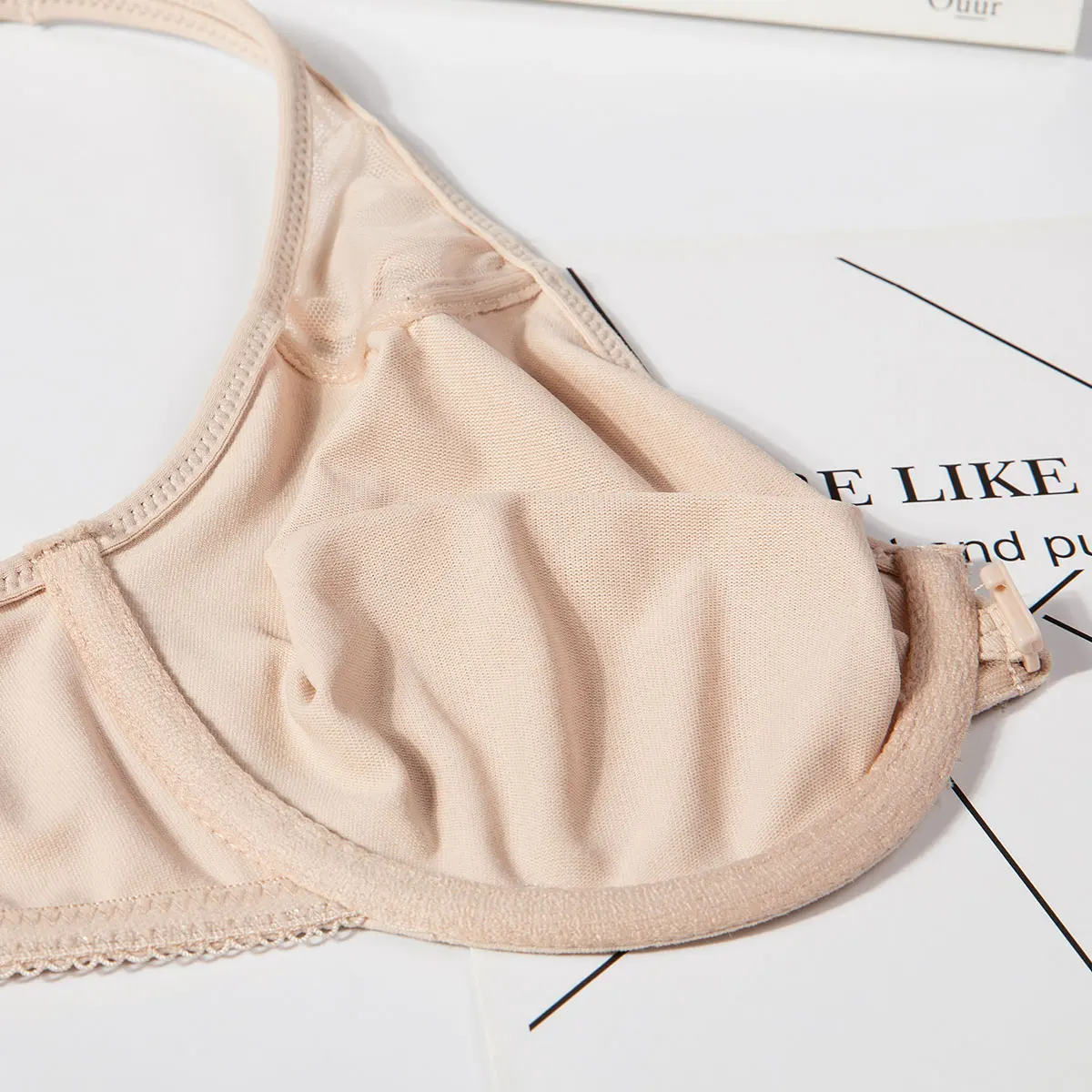 Ceny Damski Plus rozmiar nieusztywniany bez szwu fiszbiny z przodu blisko biustonosz Racerback