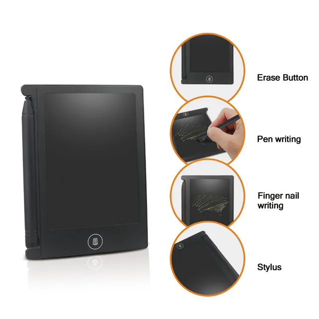 Drawing Toys 4.4″ LCD Writing Tablet Erase Drawing Tablet Electronic Paperless Handwriting Pad Kids Writing Board Children Gifts