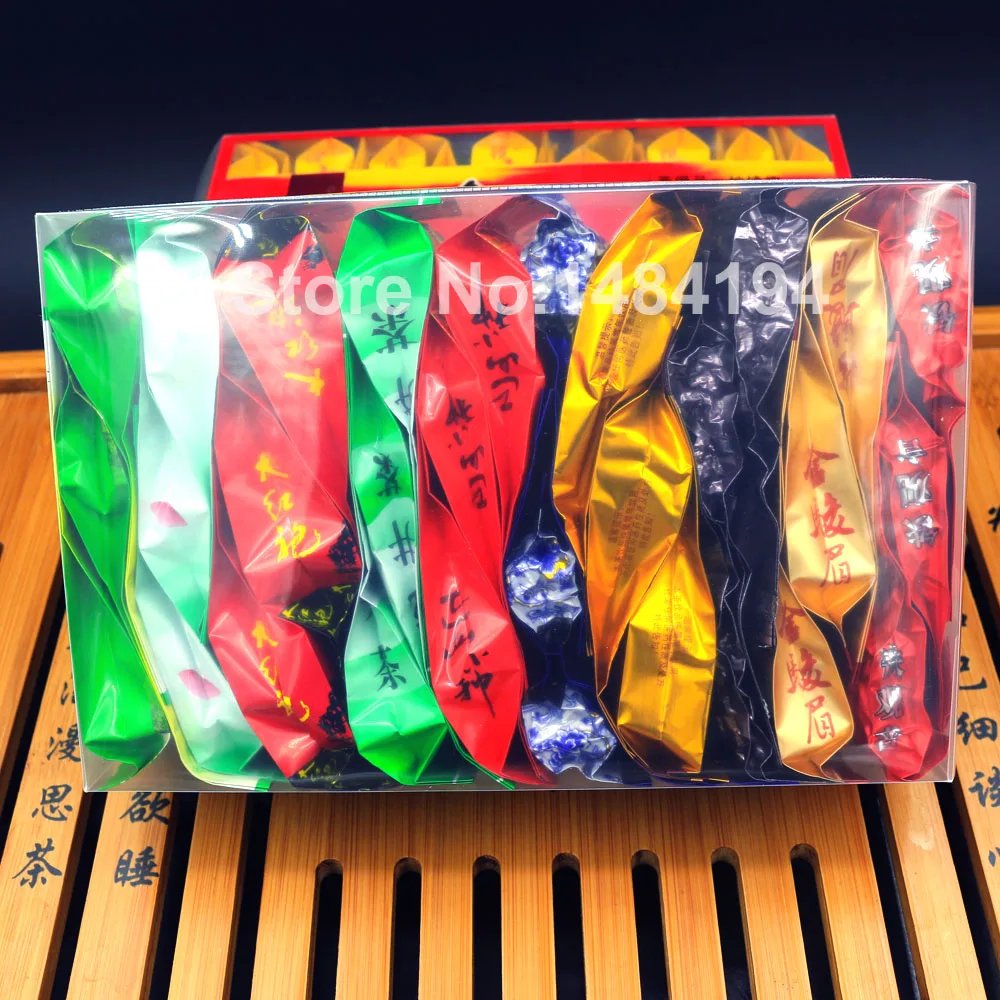 

10 Kinds tea Flavours chinese green tea 30pcs/box Oolong tea flower tea