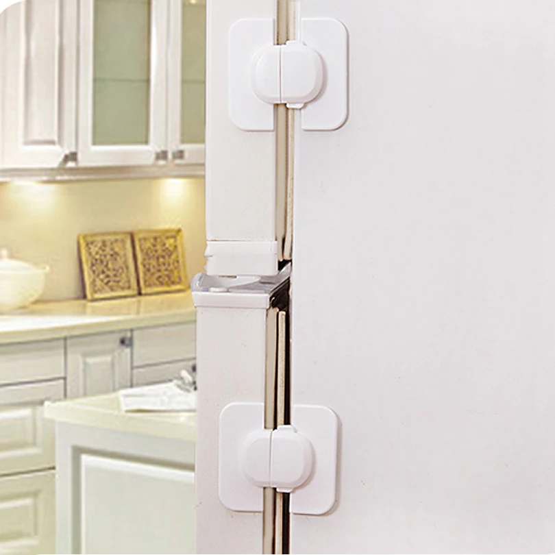 1Pcs Enviromentally Friendly ABS Infant Baby kids  Safety Care Lock Cupbord Cabinets Frige Toilet Infant Safety Protector Lock 