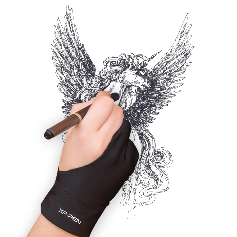 

XP-Pen Anti-fouling Glove for Drawing Tablet/Displayvlight box /Tracing Light Pad for Tablet Size S M L