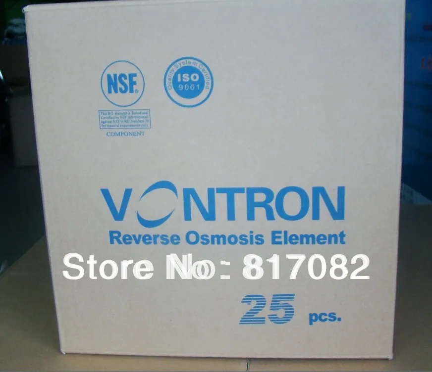 Vontron 400 gpd Мембрана обратного осмоса ULP3012-400 очиститель воды для питья