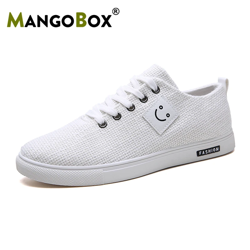 حذاء قماش الرجال ضوء الوزن القنب شبكة تنفس أحذية تزلج Mangobox الصيف 2019 أزياء من الدانتل متابعة أحذية رياضية من قماش القنب
