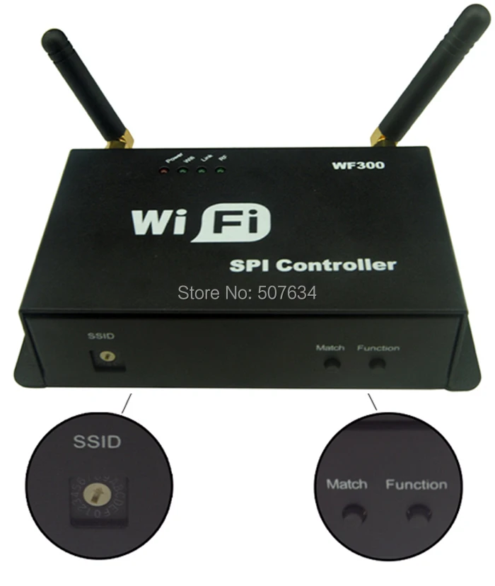 Lmid Wi-Fi контроллер SPI DC5-24V системы Android IOS Поддержка LPD6803 WS2801 ws8211 светодиодный Pixel Газа
