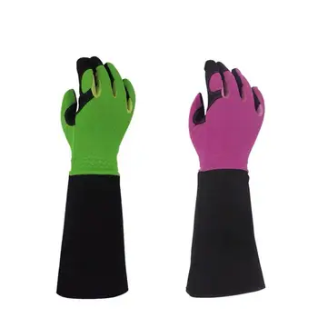 

Gardening Gloves Women Thorn-Proof Medium Size Professional For Rose Pruning With Extra Long Forearm Protection
